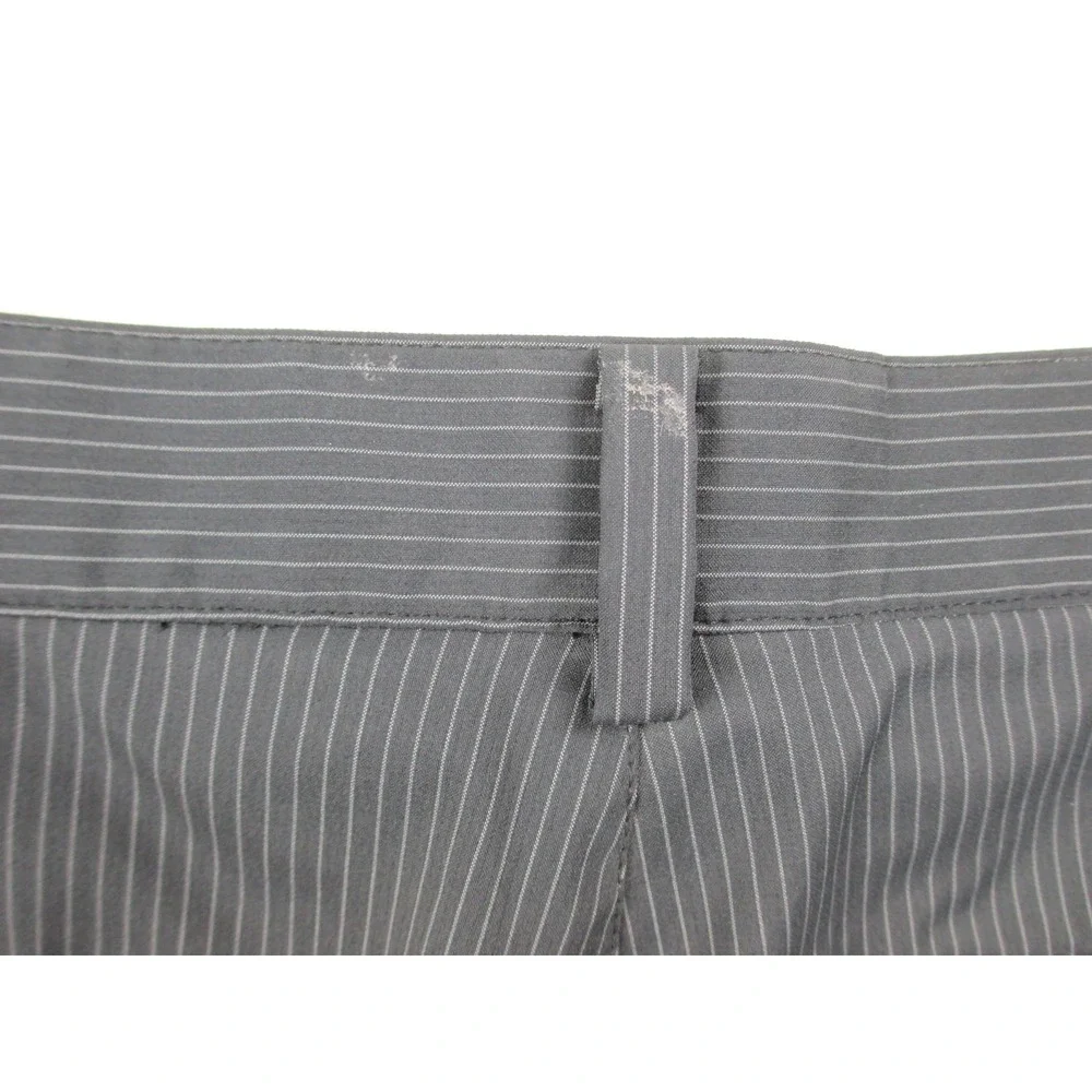 Nike Pants Mens 36 Black Chino‎ Pinstripe Preppy Lightweight Golf DriFit 36X30*